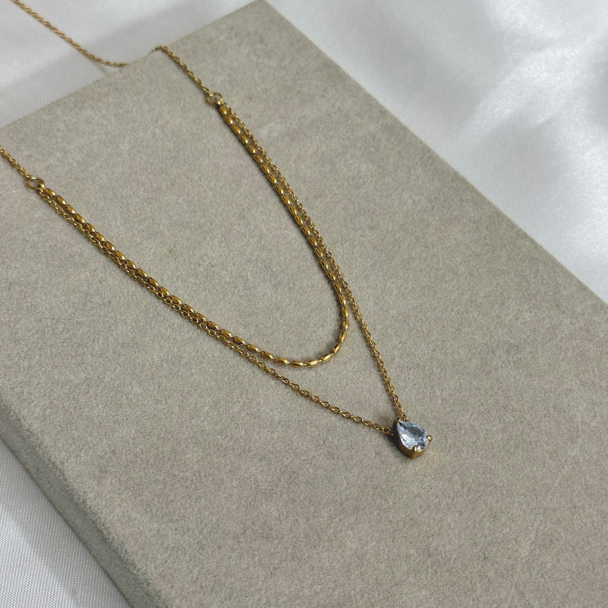 Layered Drop Necklace
