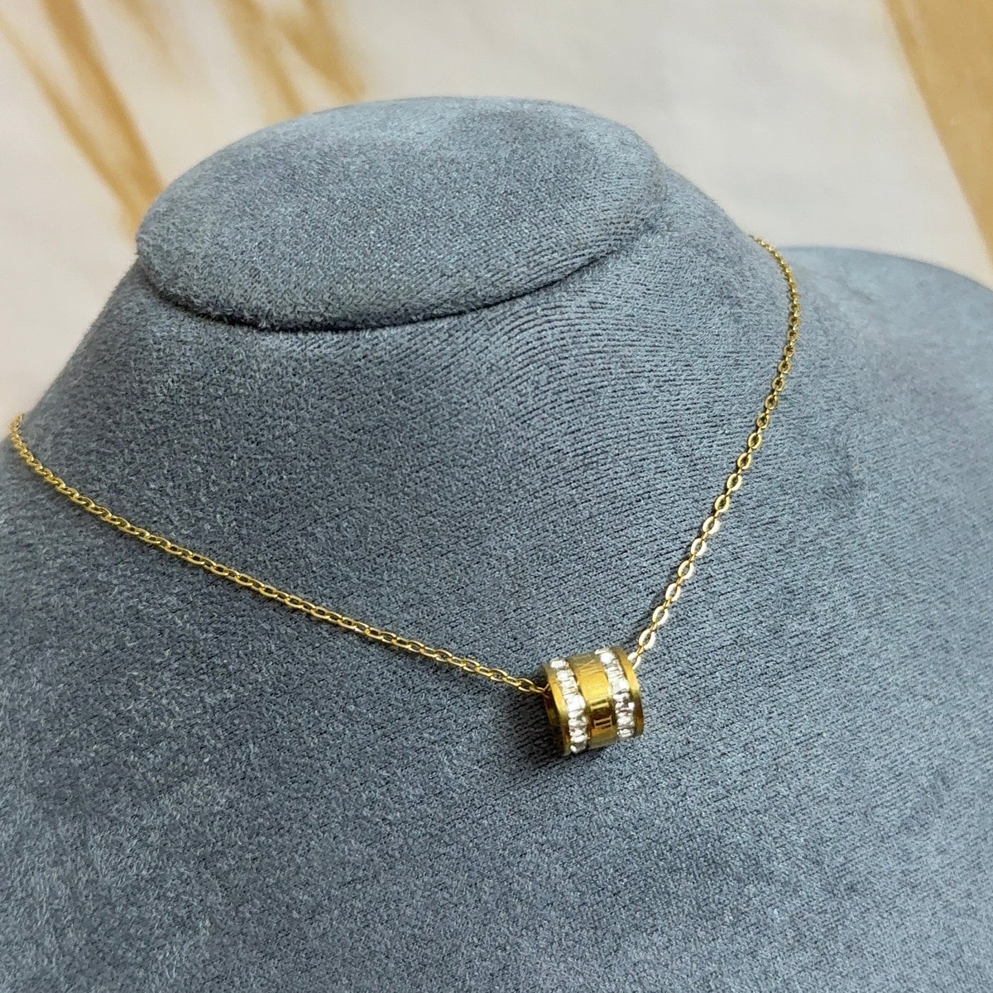 Crystal Barrel Pendant