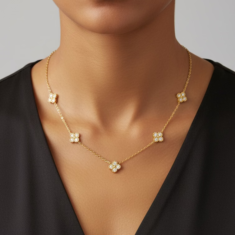 Five-Clover Necklace