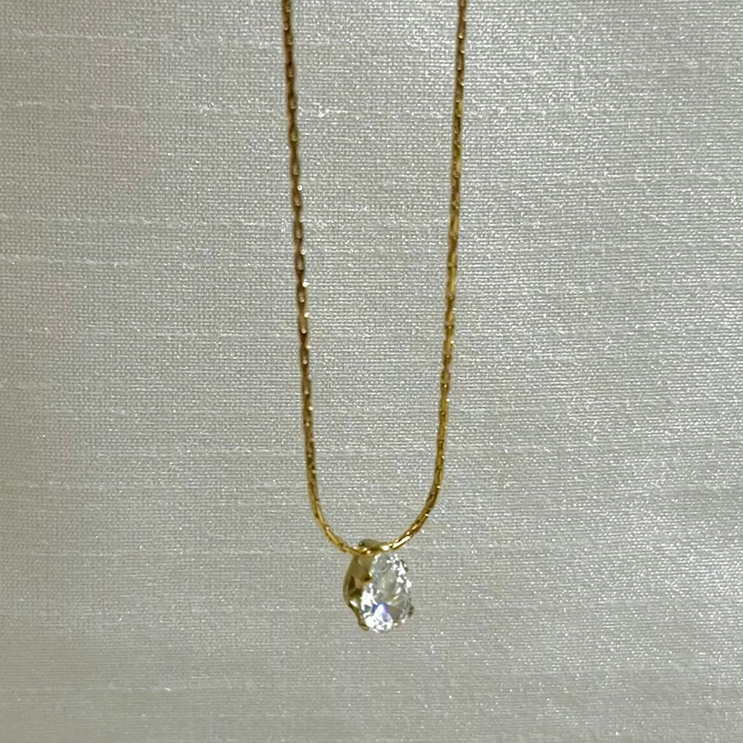 Dainty Tear-Drop Pendant