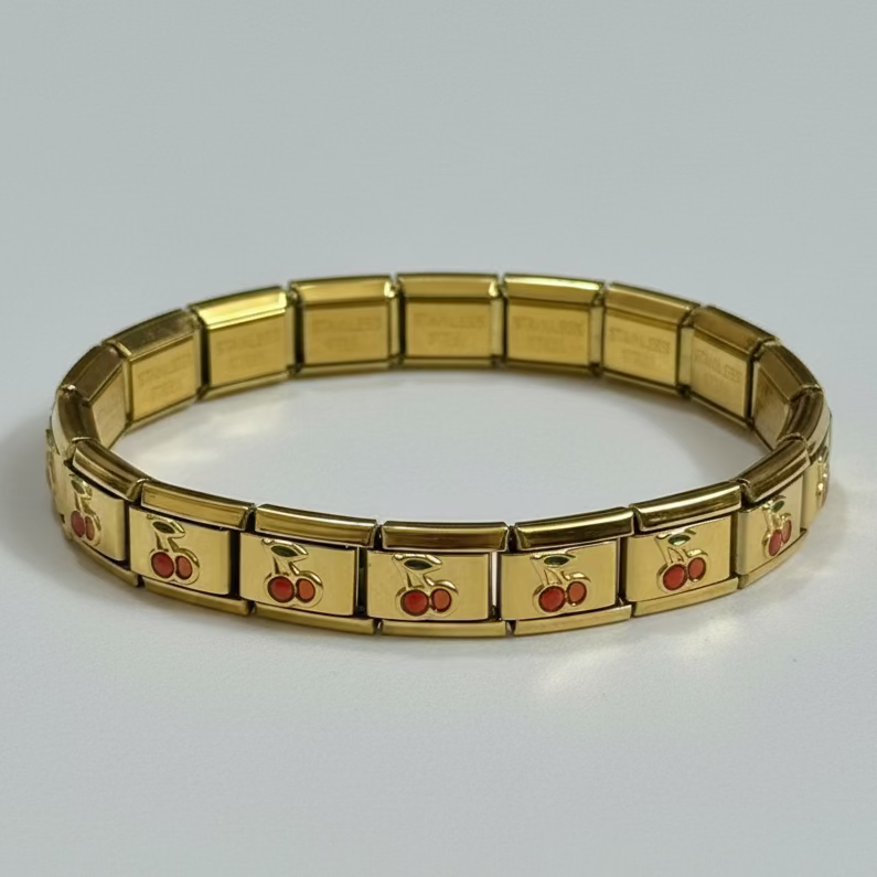 Cherry Italian Bracelet