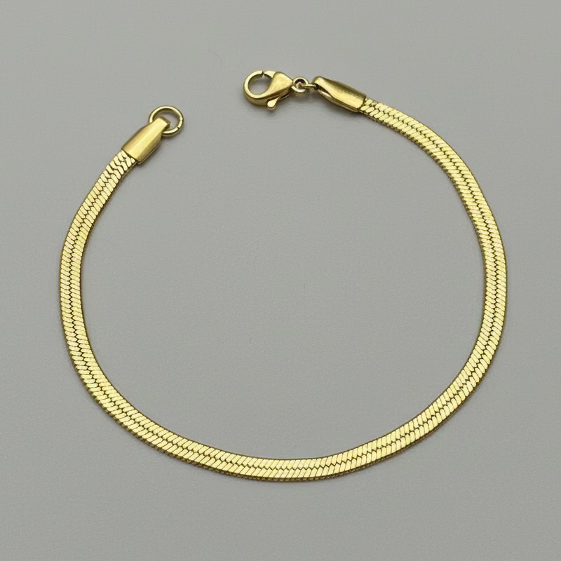 Flat Herringbone Bracelet