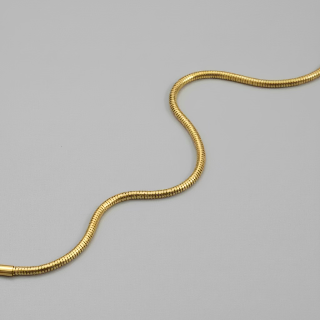 Thick snakebone Anklet