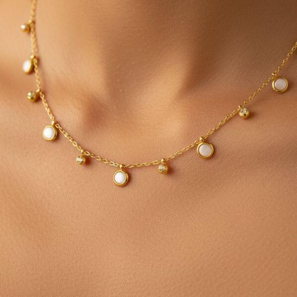 Disc Dangle Necklace