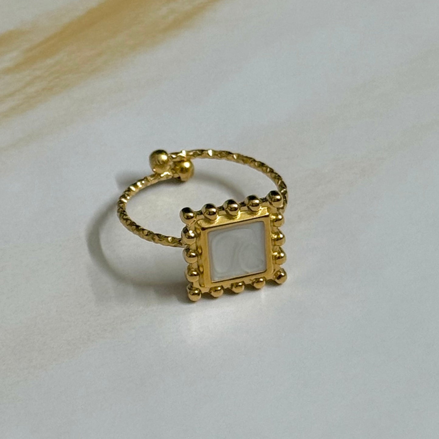 Square Frame Ring