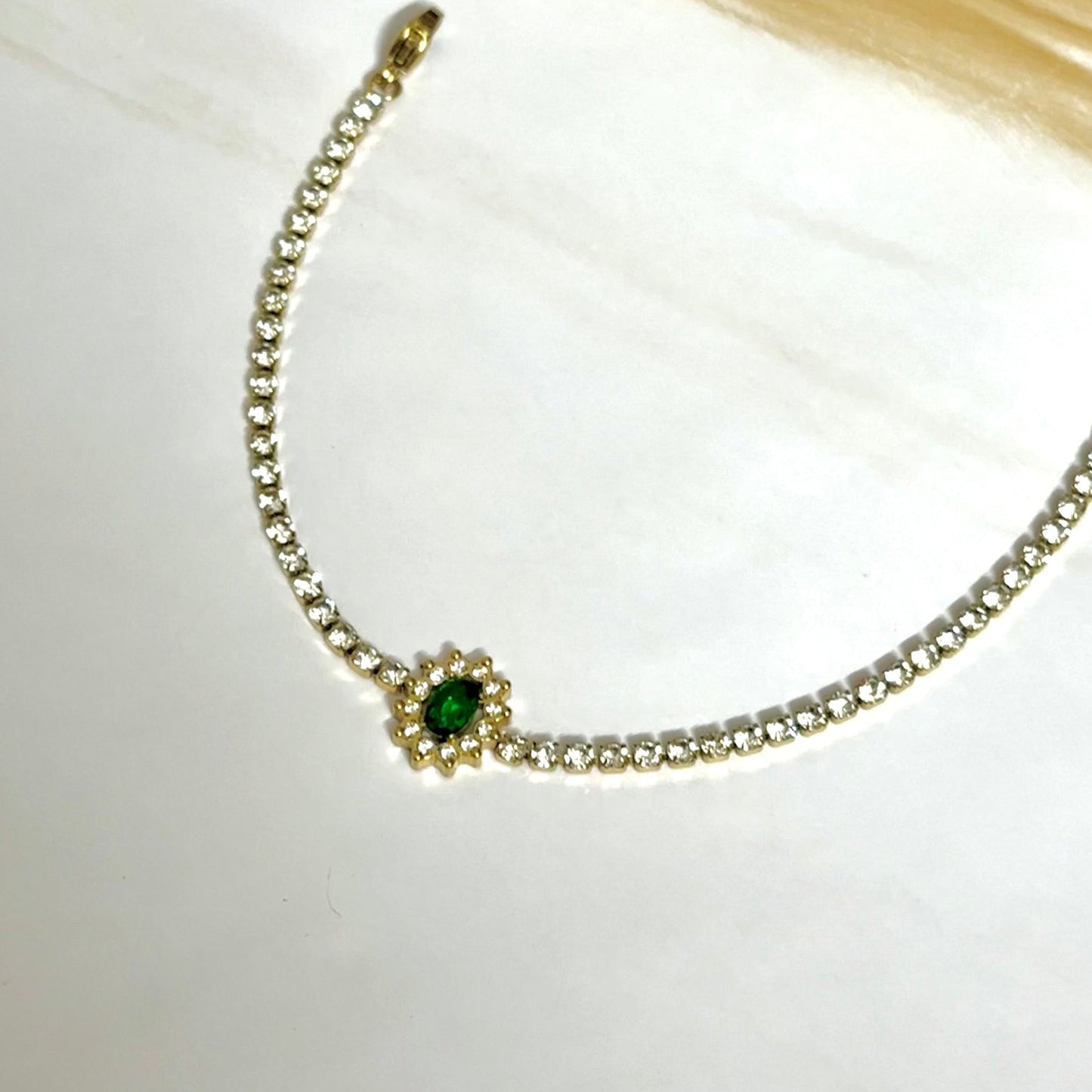 Emerald Tennis Bracelet