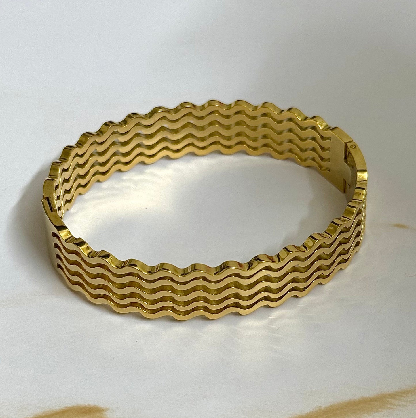 Wave Stack Bangle