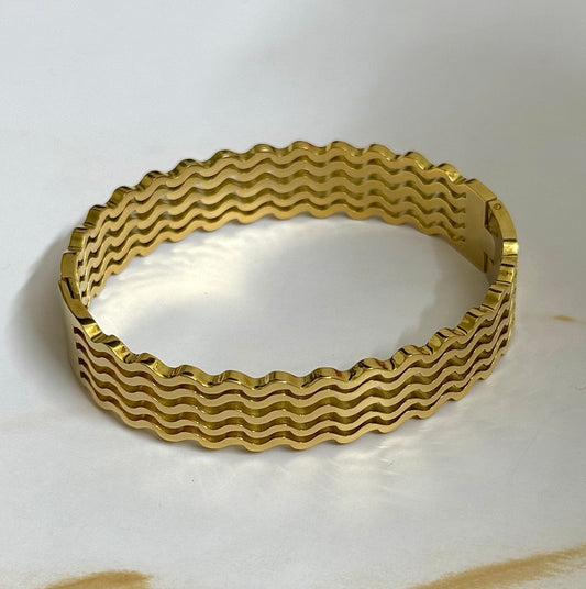 Wave Stack Bangle
