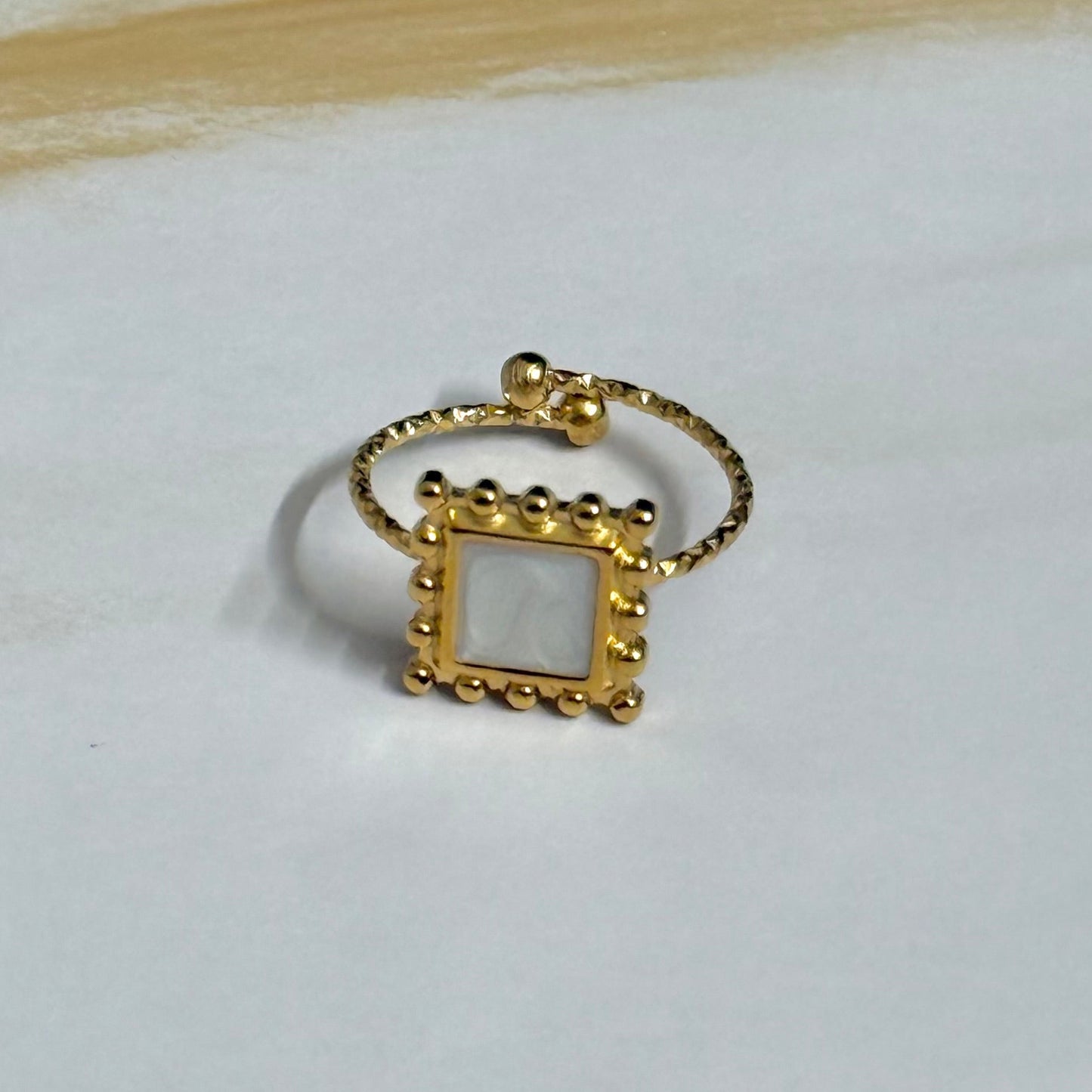 Square Frame Ring