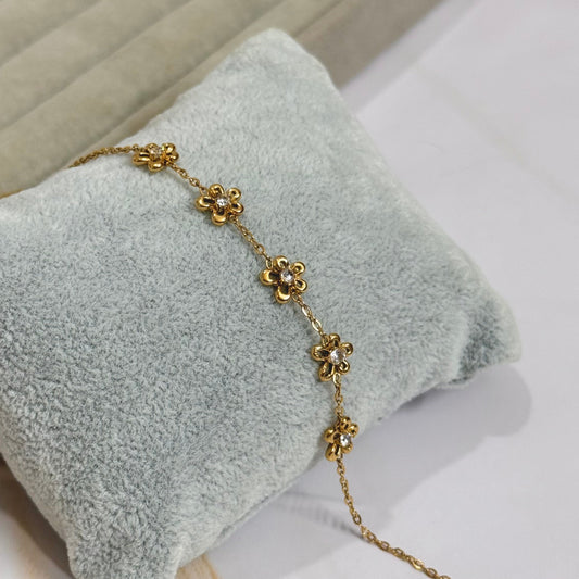 Delicate Floral Bracelet
