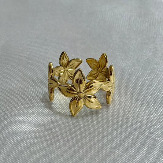 Plumeria Ring G.