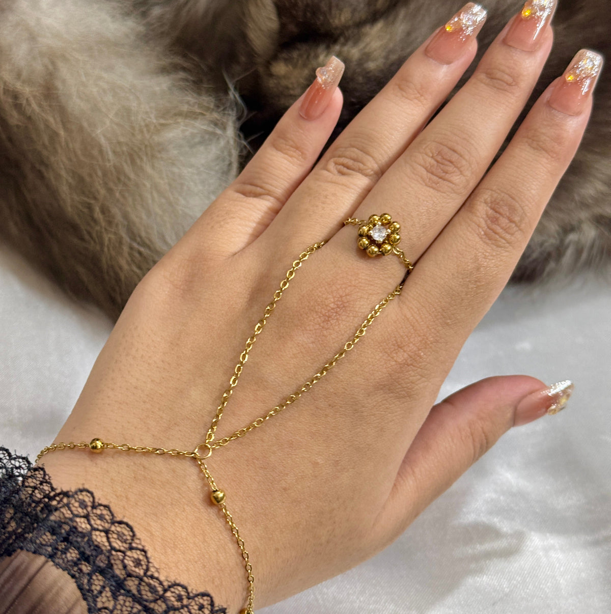 Roselle Hand-Chain