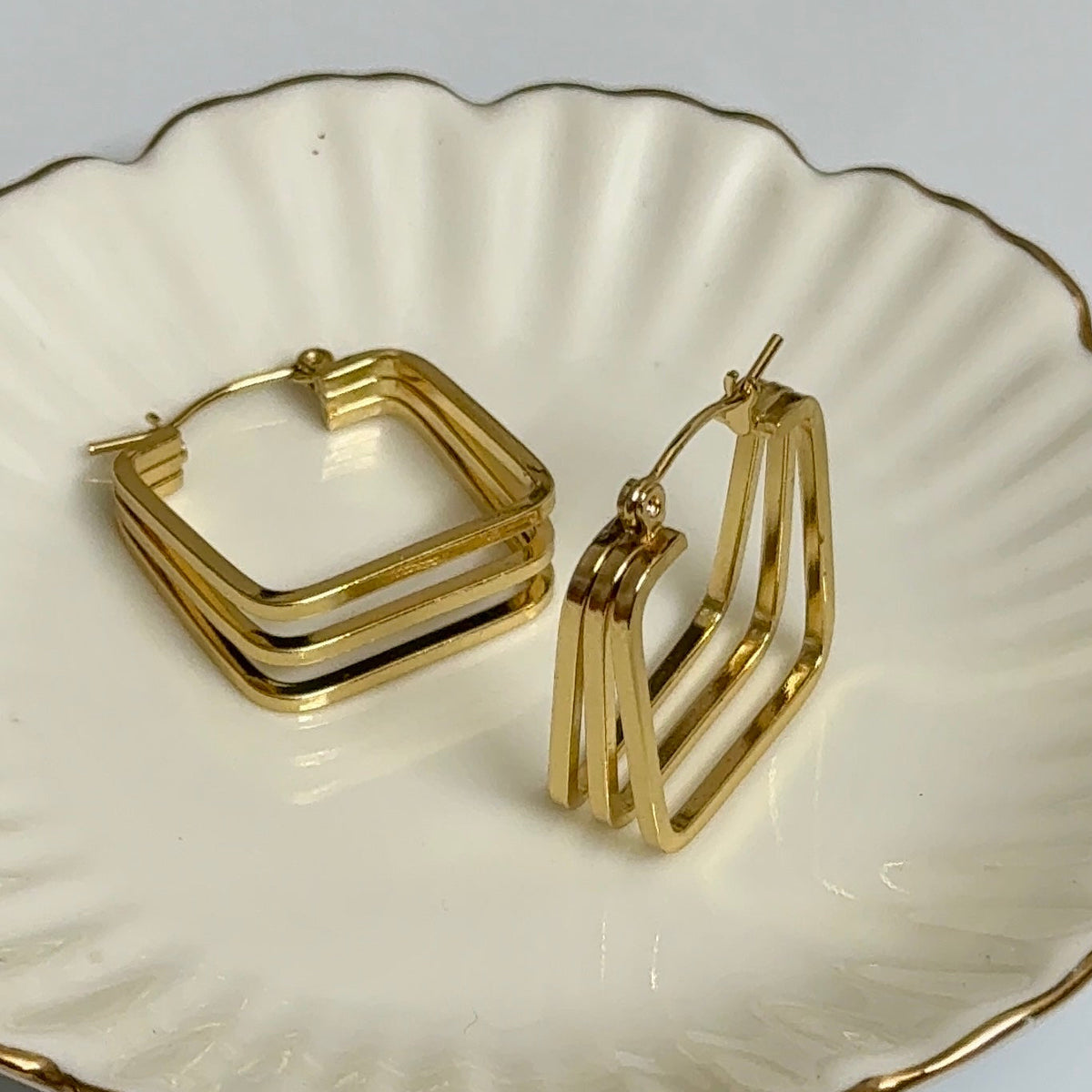 Square Hoop Layered