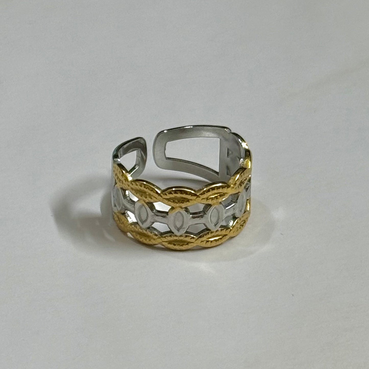 Two-tone Tapestry Ring