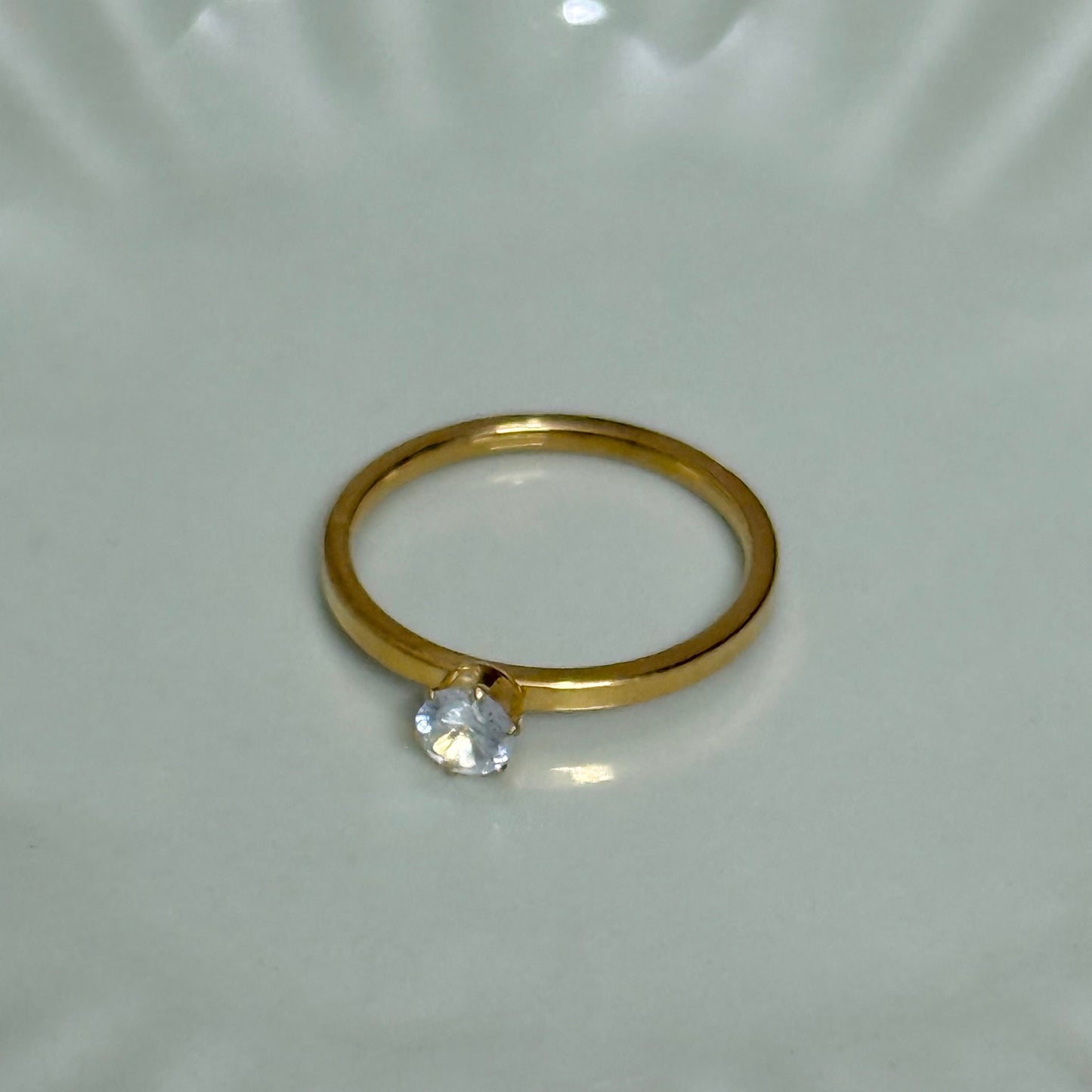 2mm Solitaire Ring