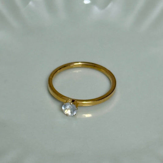 2mm Solitaire Ring