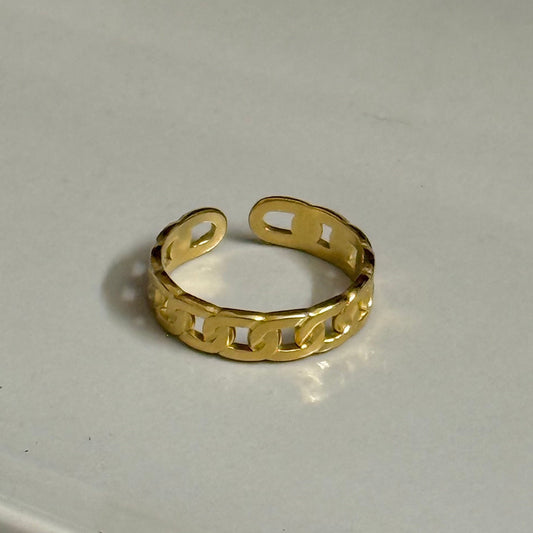 Thin Cuban Ring G.