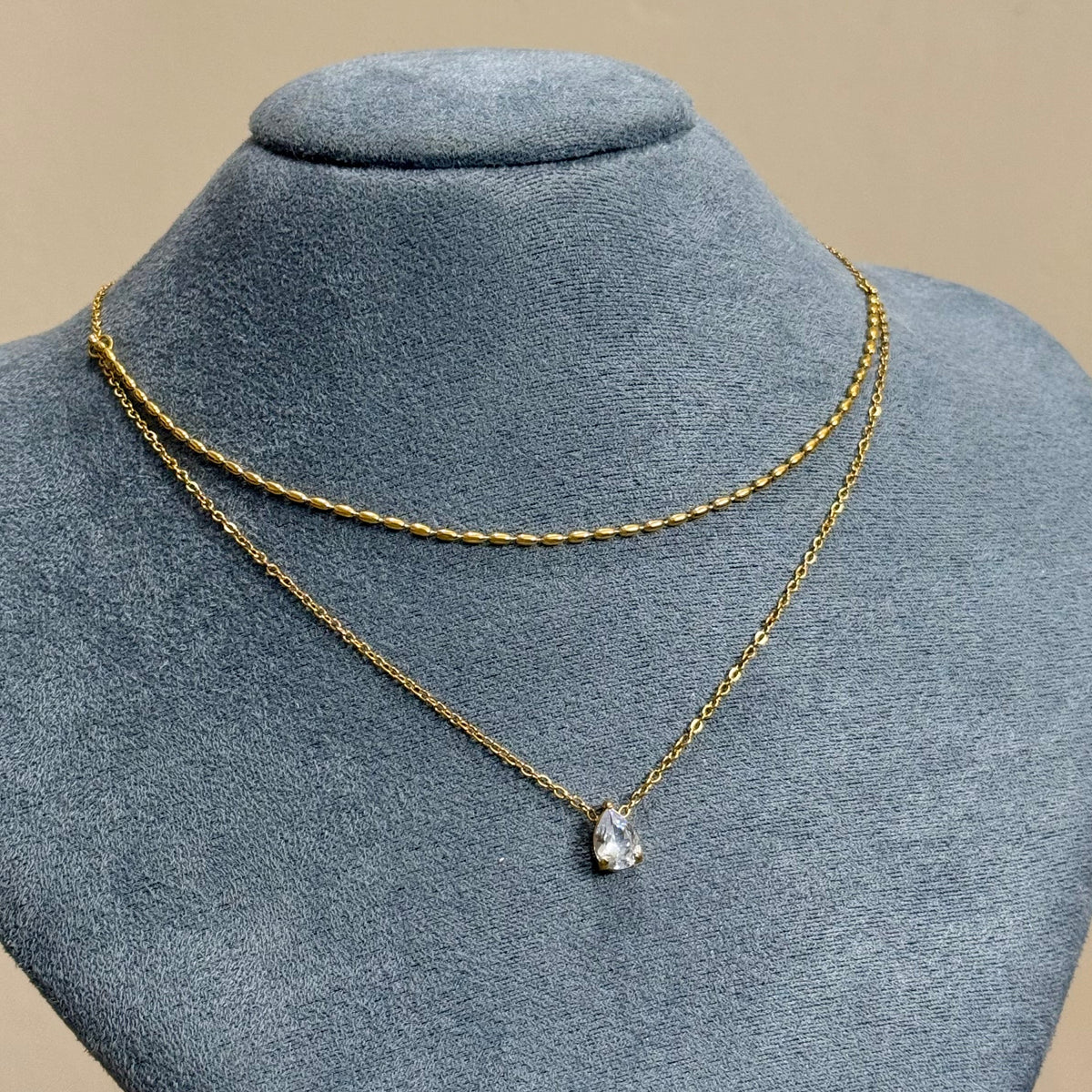 Layered Drop Necklace