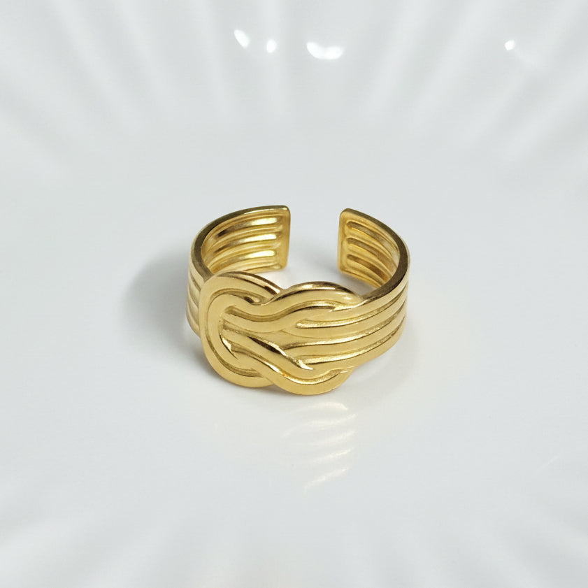 Wide Infinity Ring