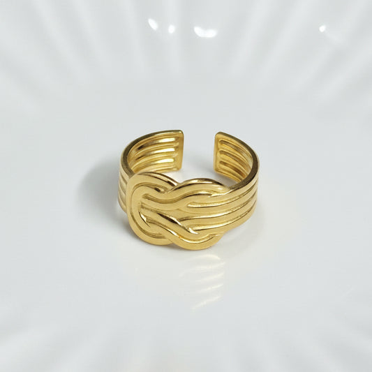 Wide Infinity Ring