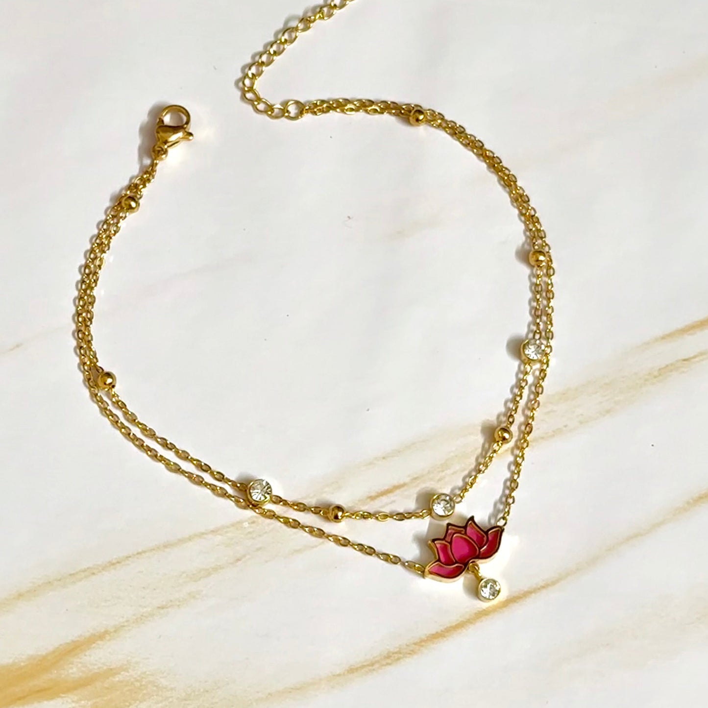 P. Lotus Anklet