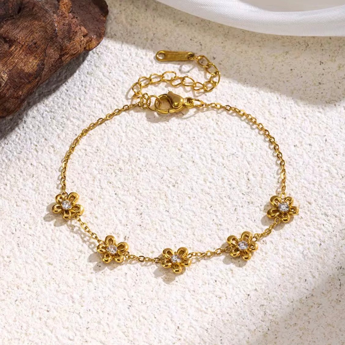 Delicate Floral Bracelet