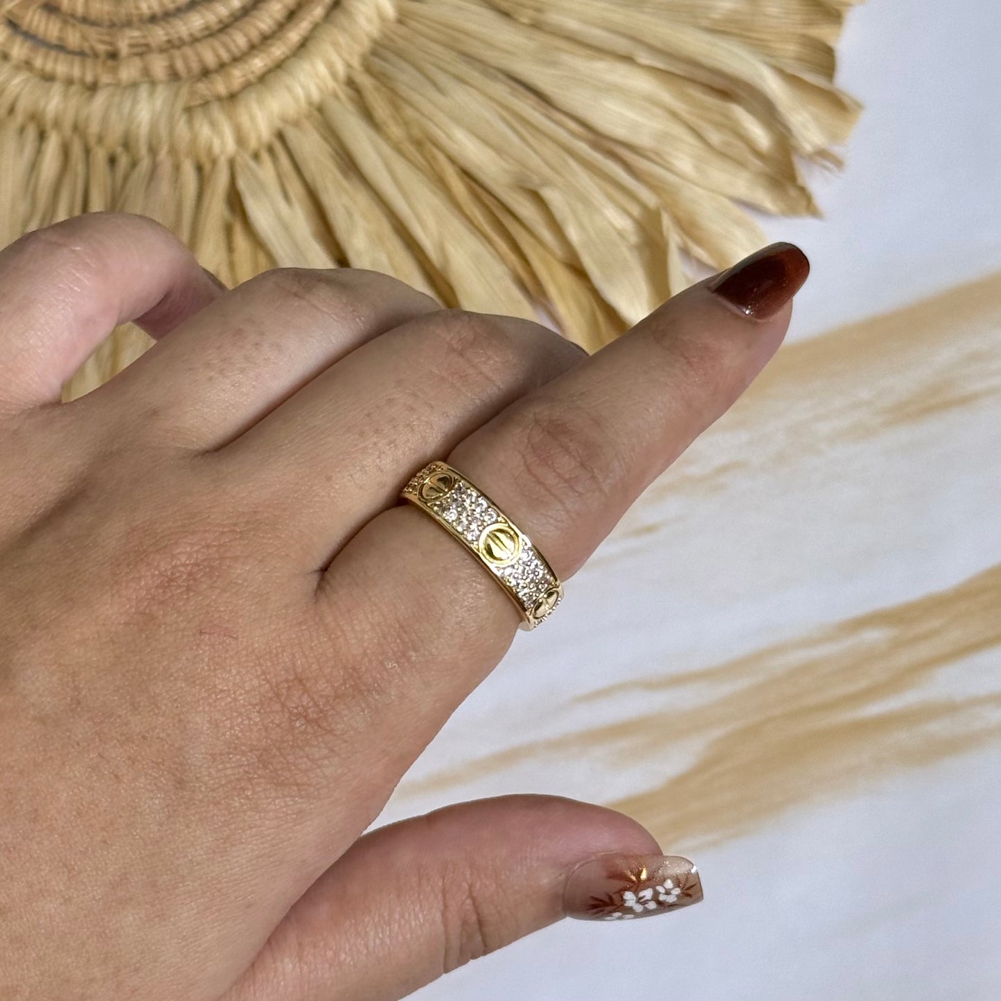Bolt Band Ring