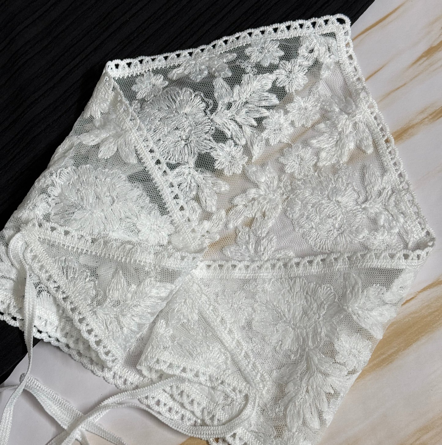 Petal Mesh Bandana/Headscarf