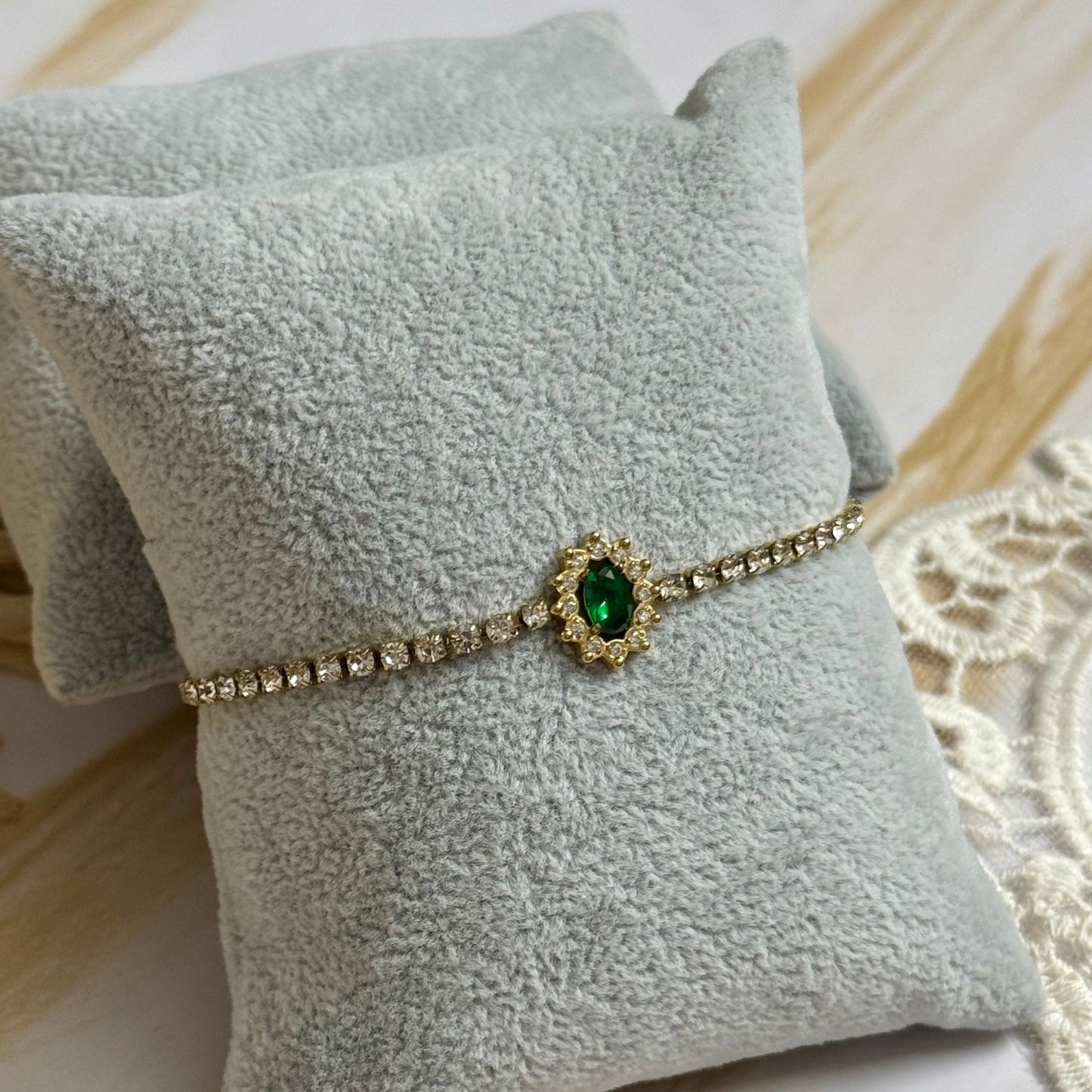 Emerald Tennis Bracelet