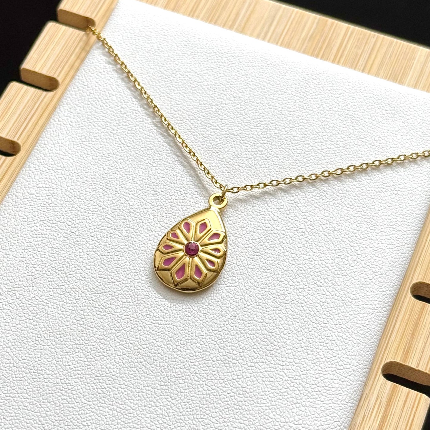 Blush Drop Pendant
