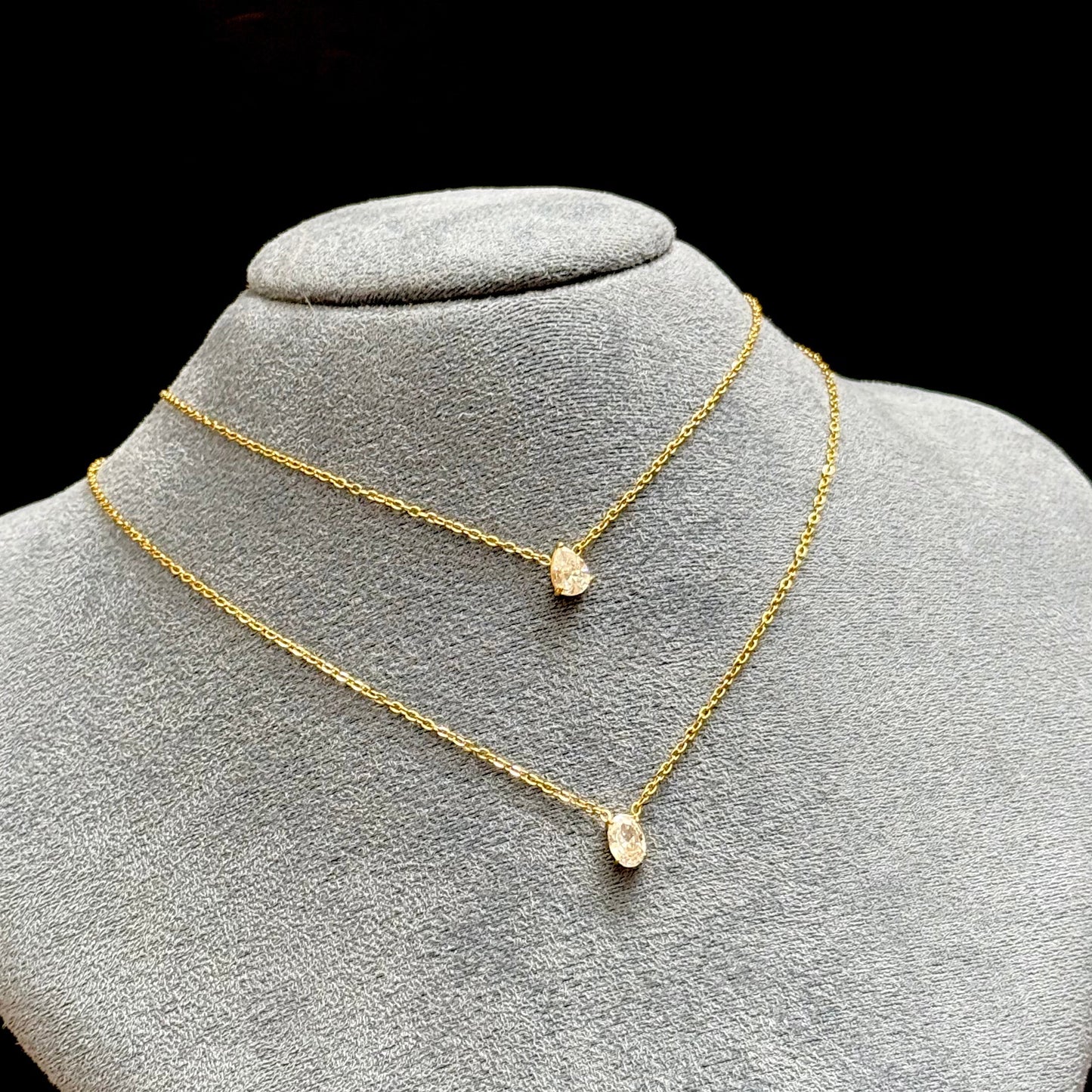 Crystal Duo Necklace