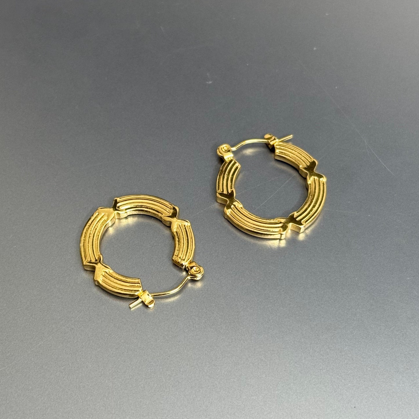 Groove Hoop Earring
