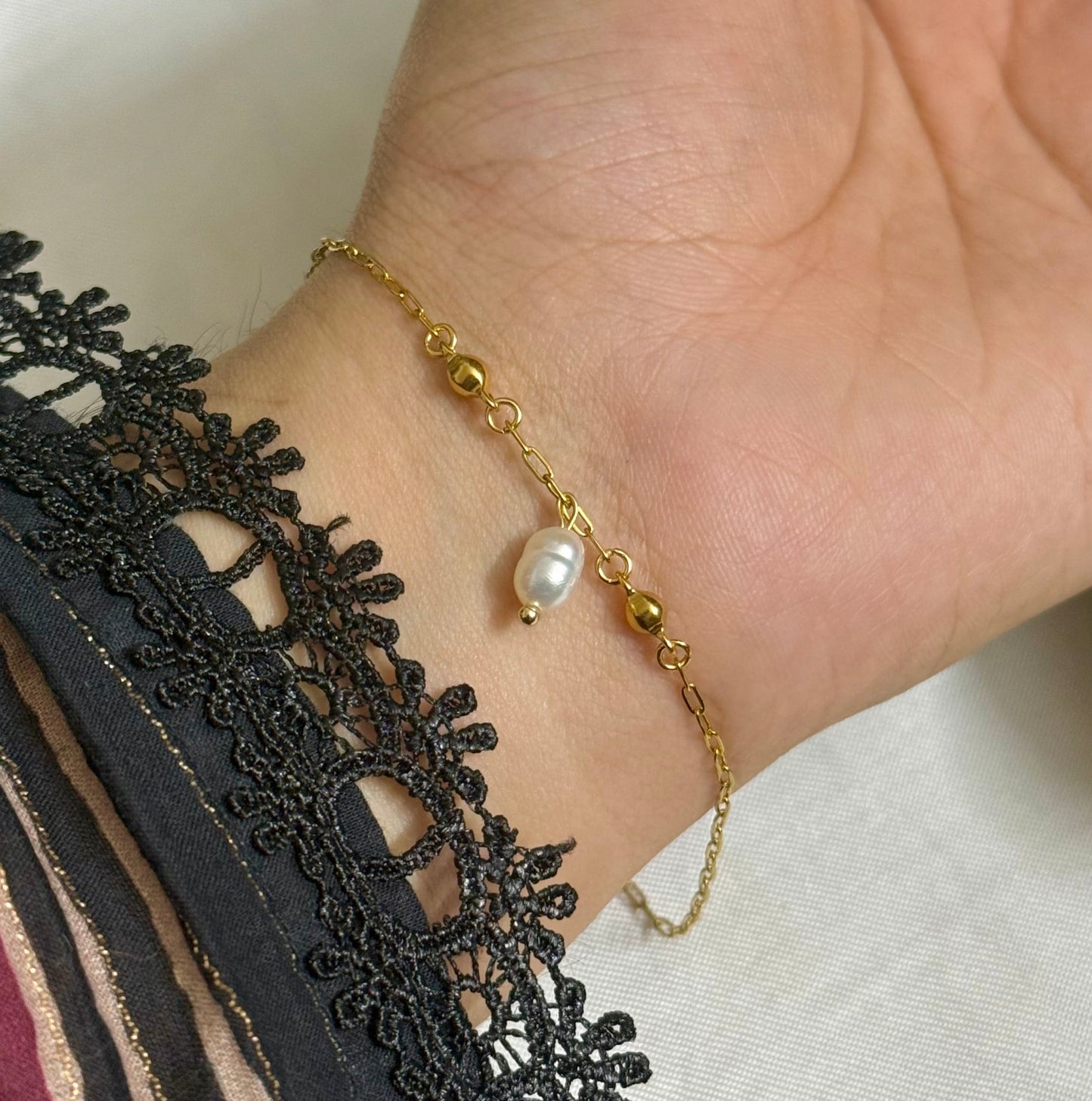 Pearl Drop Bracelet