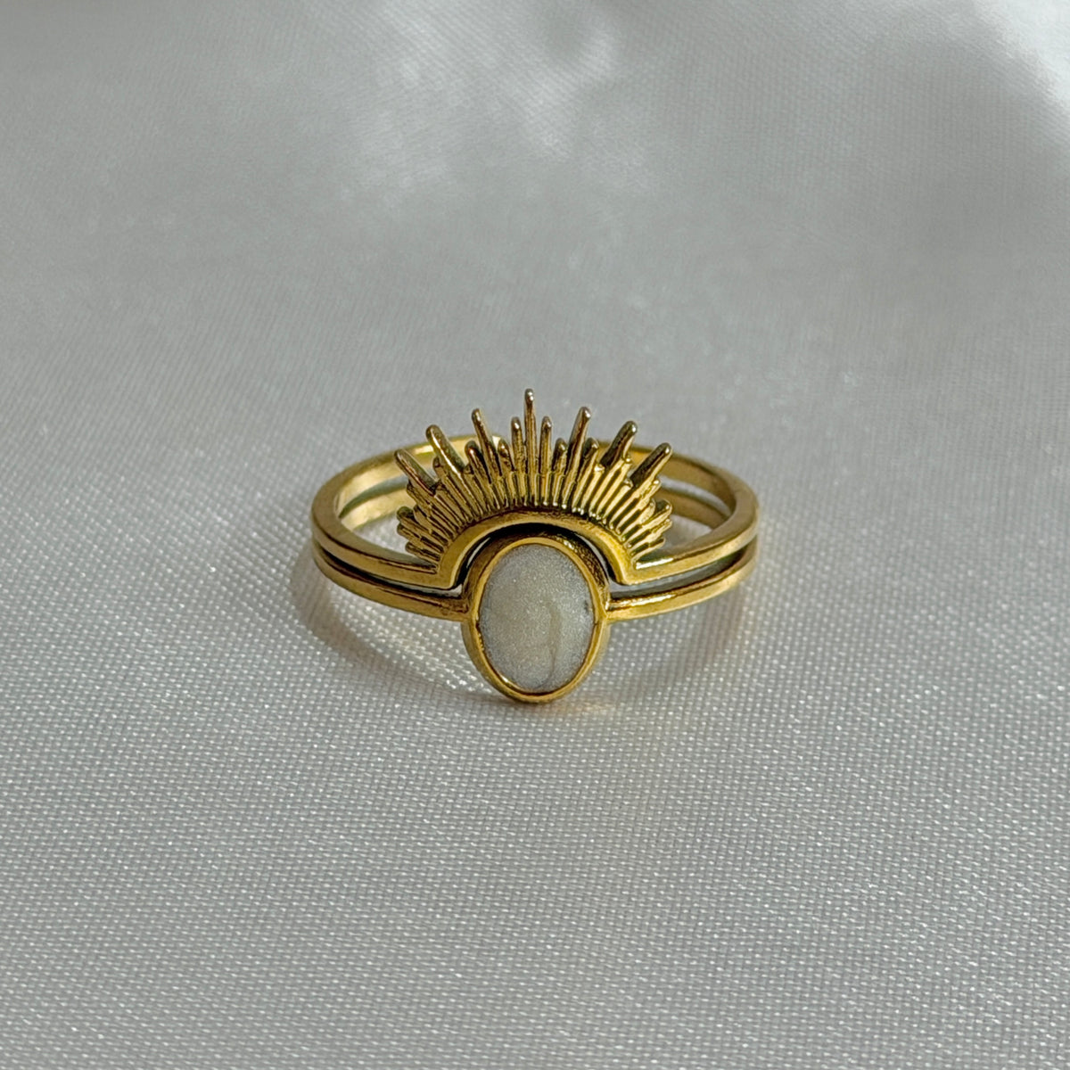 Twilight Ring (White enamel)