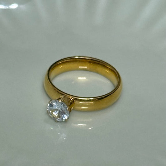 4mm Solitaire Ring
