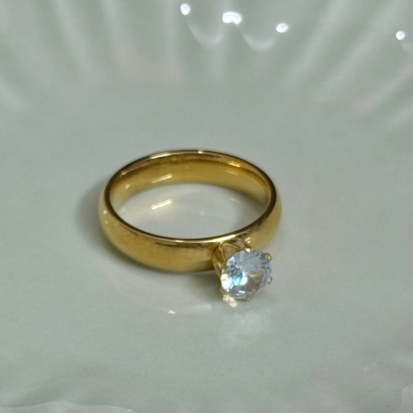 4mm Solitaire Ring