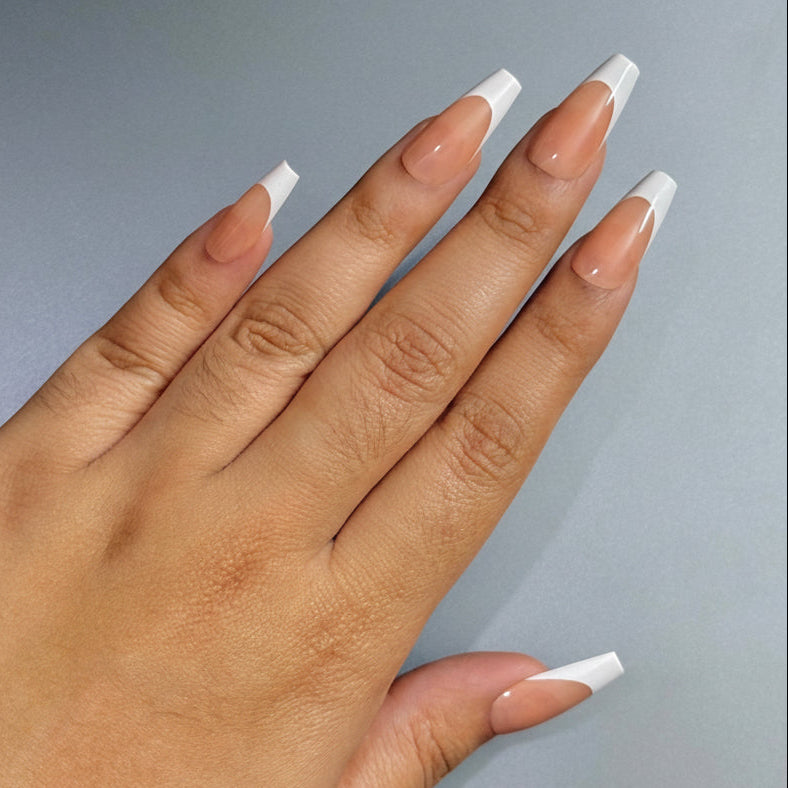 Coffin French Nails