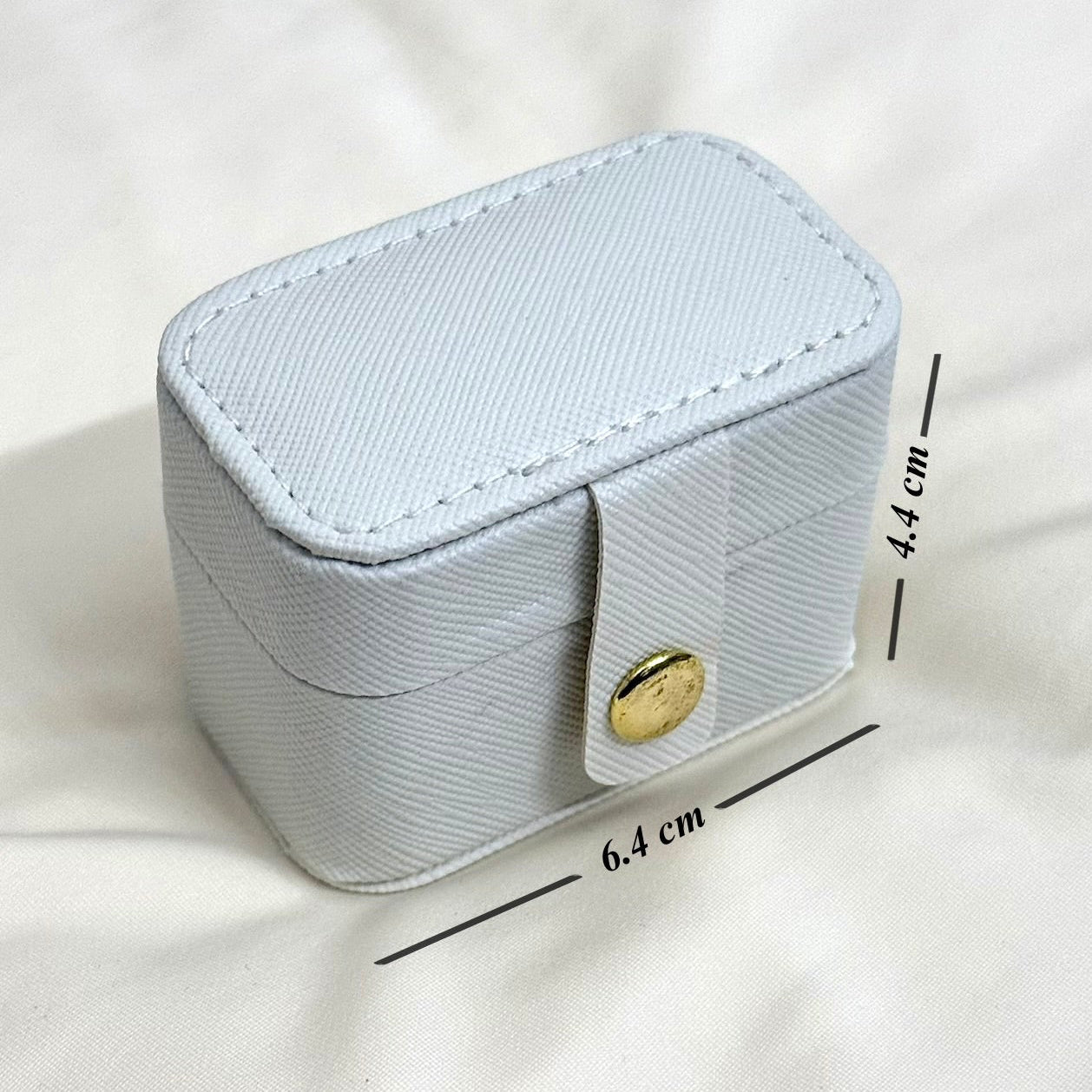 Mini Ring Storage Box - WHITE
