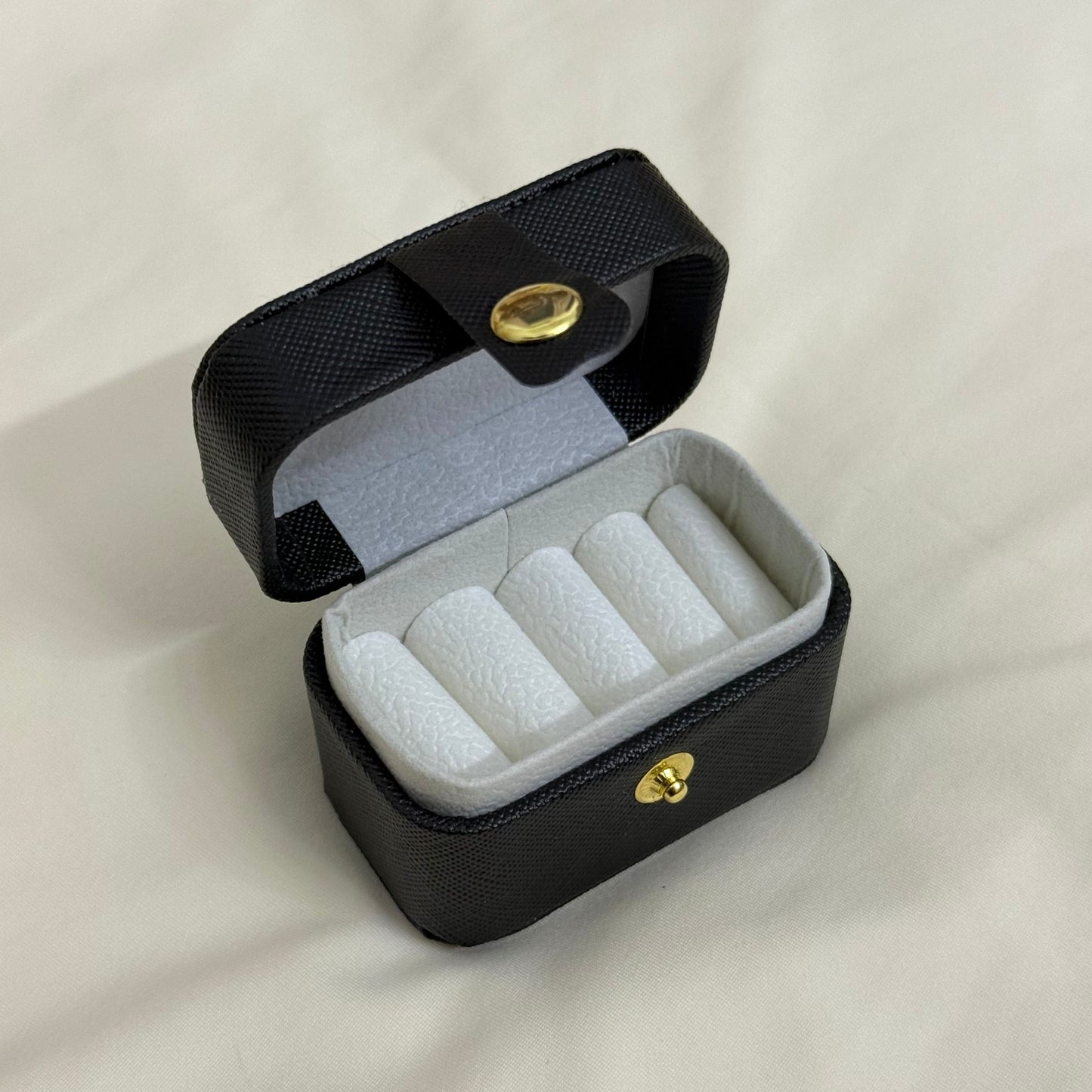 Mini Ring Storage Box - BLACK