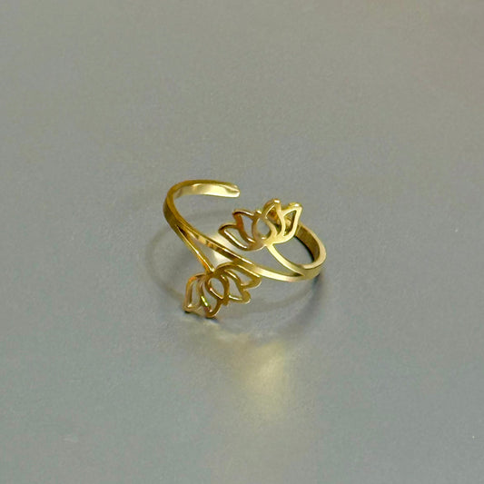 Lotus Wrap Ring