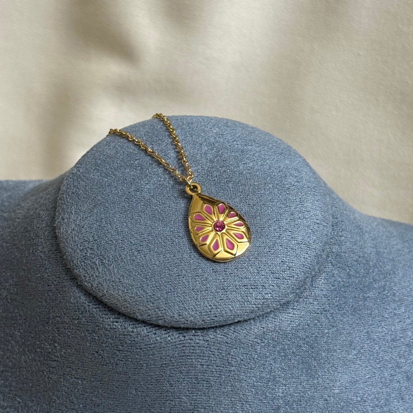 Blush Drop Pendant