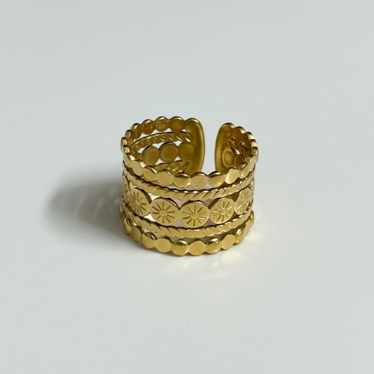 Sunburst Band Ring