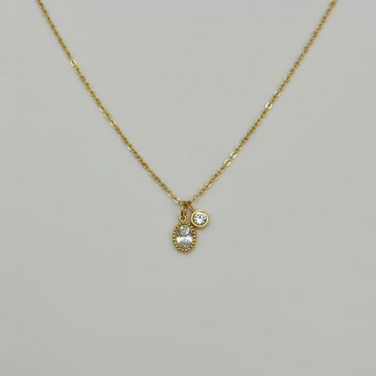 Dual Zircon Pendant