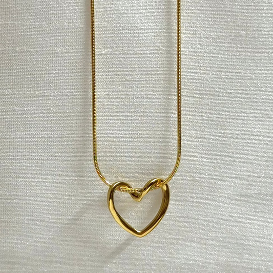 Linear Heart Pendant G.