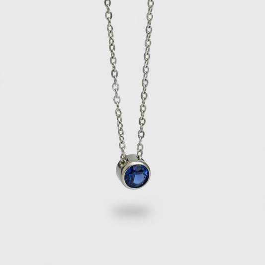 Blue Zircon Pendant S.