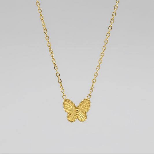 Mini Gold Butterfly Pendant