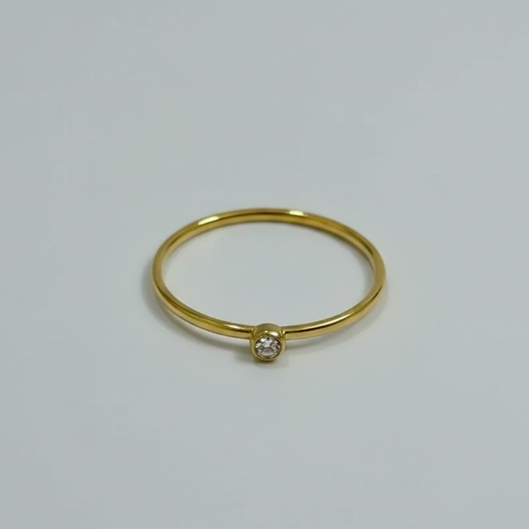 Minimal Bezel Ring