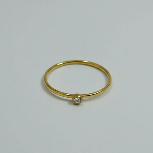 Minimal Bezel Ring