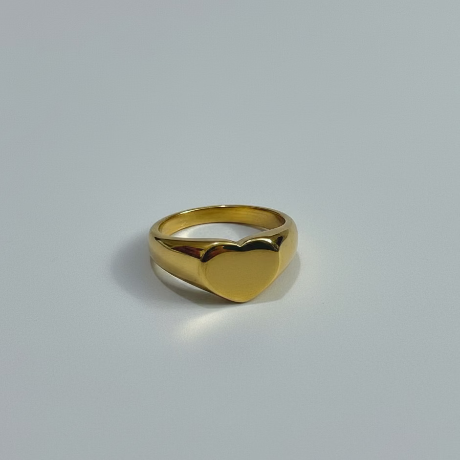 Heart Signet Ring