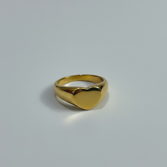 Heart Signet Ring